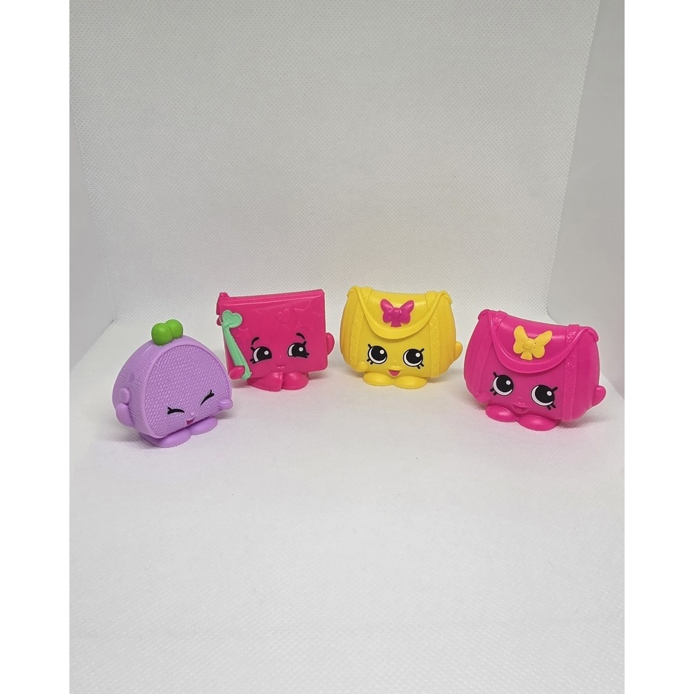 McDonalds Happy Meal Shopkins Purses 4 Different Bags